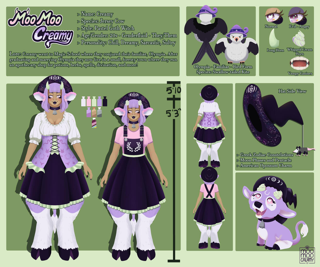 MooMooCreamy Refsheet (OC)