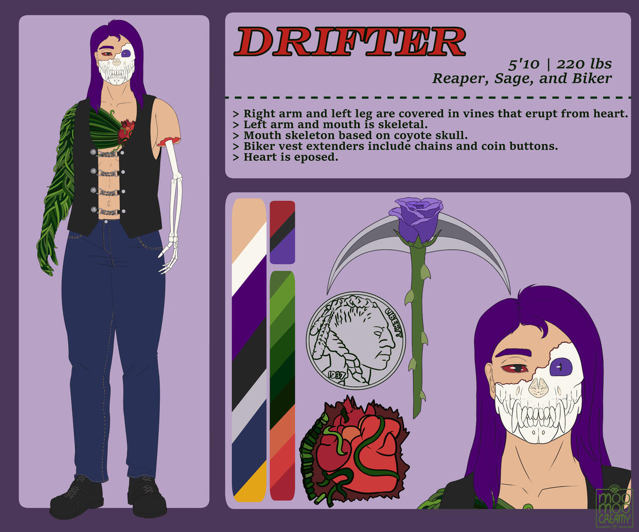 Reference Sheet (Drifter)