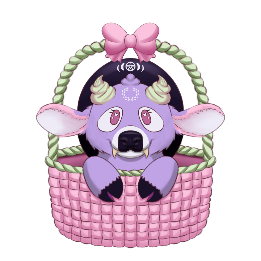 Moo in a Basket (OC)
