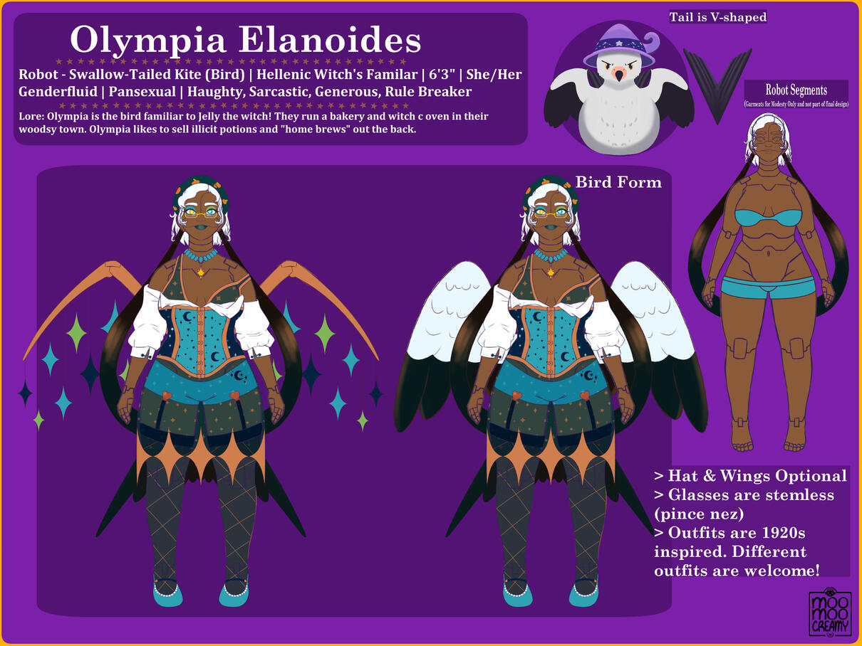 ⟡Olympia - Swallow-tailed Kite VTuber #4513701